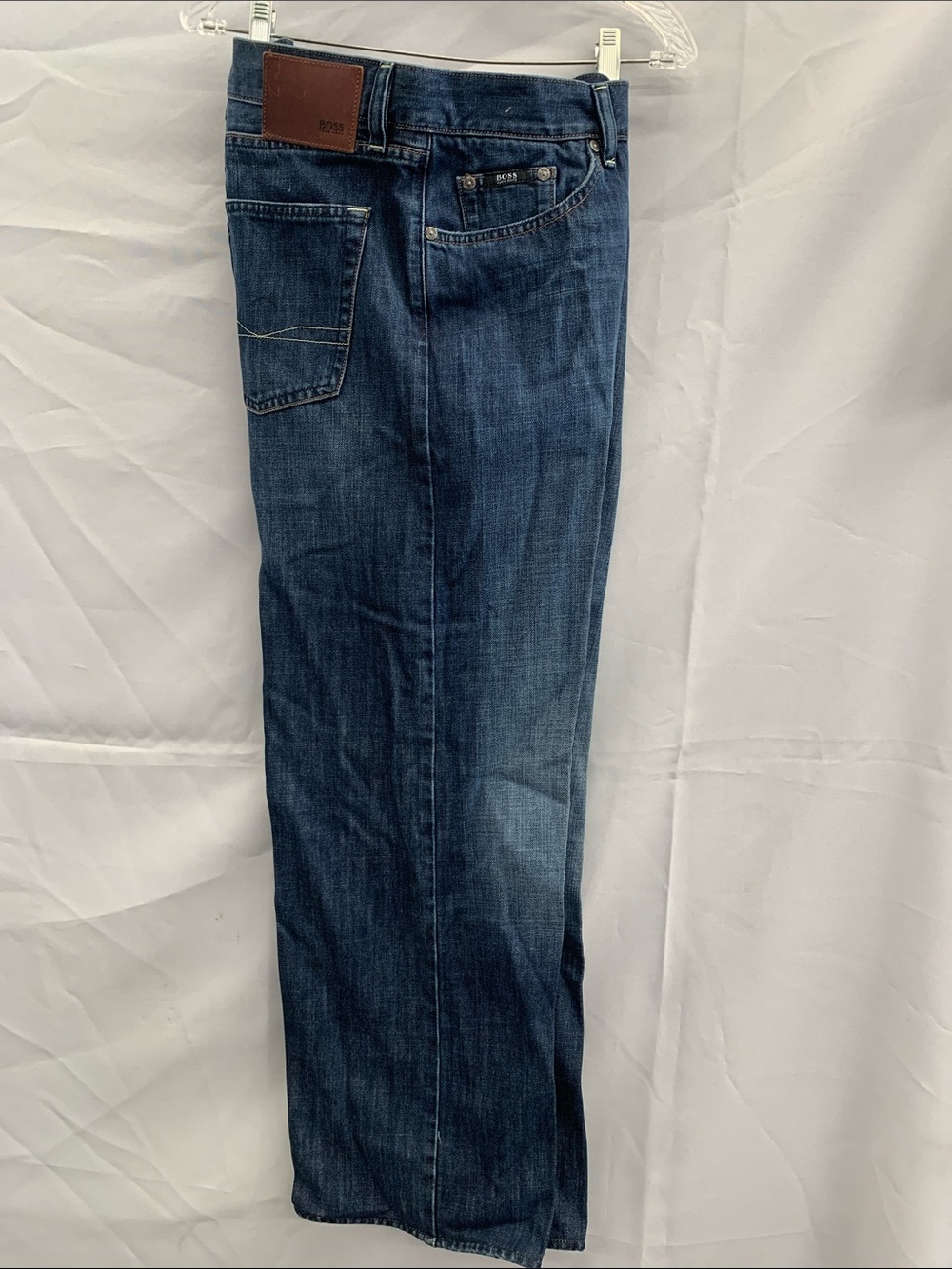 BOSS Men's Indigo Straight Jeans